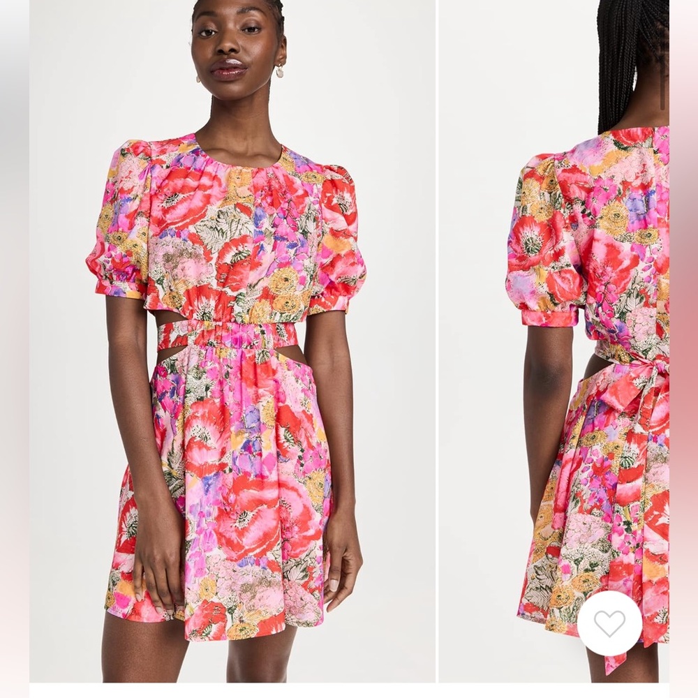 AMUR Cole Cutout Mini Dress Size 10